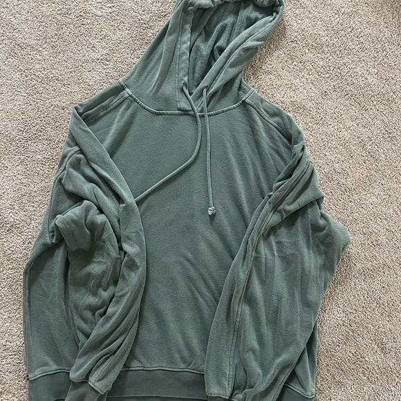 Carly Jean Los Angeles Tops - Carly Jean Los Angeles Green Hoodie